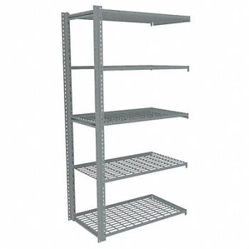 TENNSCO Boltless Shelving 30x84x42in AdOn, 44P667