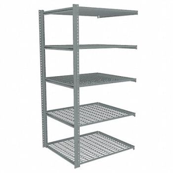 TENNSCO Boltless Shelving 36x84x42in AdOn, 44P669