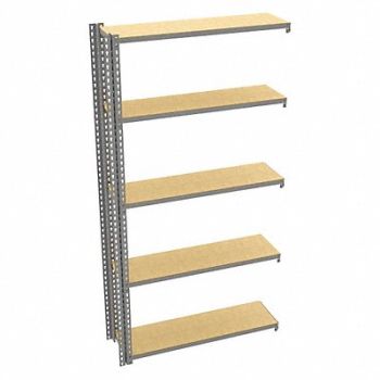 TENNSCO Boltless Shelving 12x84x42in AdOn, 44P714