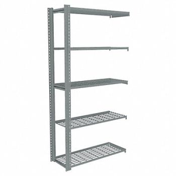 TENNSCO Boltless Shelving 18x84x48in AdOn, 44P760