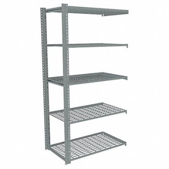 TENNSCO Boltless Shelving 30x84x48in AdOn, 44P764