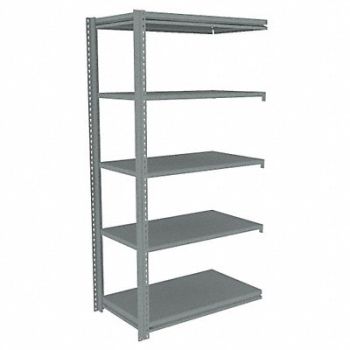 TENNSCO Boltless Shelving 30x84x48in AdOn, 44P796