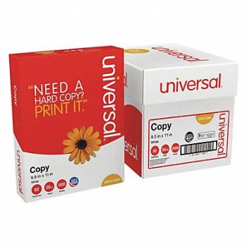 UNIVERSAL Paper Xero20lb. LtrWhite 5Rm/Cn PK5, 44PG56