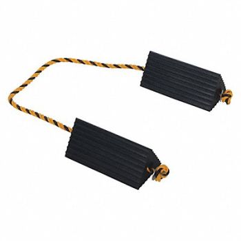 VESTIL Rubber Airline Wheel Chock Rope 5 x 10, 44PJ49