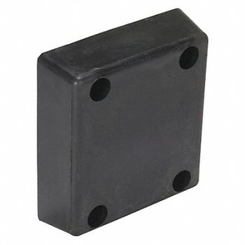 VESTIL Molded Rubber Bumper 4 x 12 x 13, 44PL80