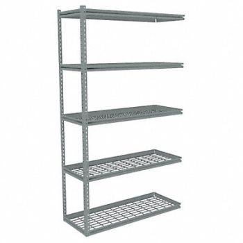 TENNSCO Boltless Shelving 18x84x48in AdOn, 44R038