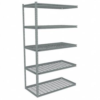 TENNSCO Boltless Shelving 24x84x48in AdOn, 44R040