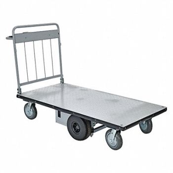 VESTIL Electric Matl Hndle Cart No Sides 28x60, 44RA96