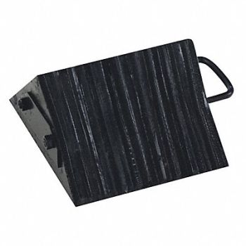 VESTIL Laminated Rubber Wheel Chock 10x10x5.5, 44RL32