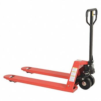 VESTIL Pallet Truck Steel Wheels 5.5K 27 x 48, 44RP75