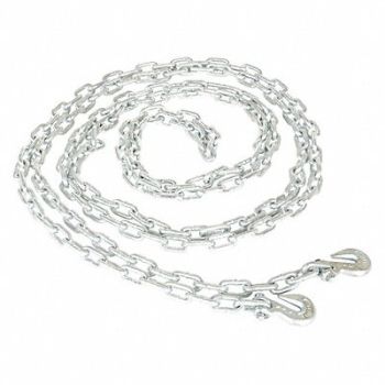 VESTIL Chain w/grab Hook 20 ft Of 1/4 in, 44RR15