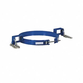 VESTIL Blue Tilting Drum Ring 55 gal., 44RW74