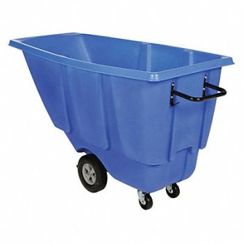 VESTIL LD Tilt Truck 1/2 cu.yd. Blue, 44RW94