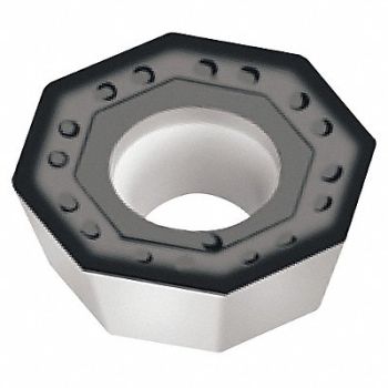 WALTER Octagon Milling Insert 6.58mm Carbide, 44U279