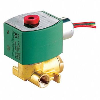 REDHAT Quick Exhaust Solenoid Valve Brass NC, 44U288