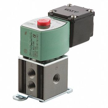 REDHAT Solenoid Valve Aluminum Air Inert Gas, 44U334