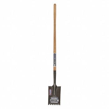SEYMOUR MIDWEST Notched Roofing Spade 48 Wood Handle, 44VL22