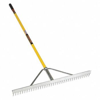 SEYMOUR MIDWEST STRUCTRON Landscape Rake 36 66 Yellow Handle, 44VM39