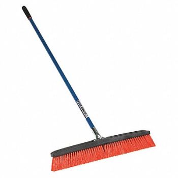 SEYMOUR MIDWEST Push Broom Rough Surf 60 Blue Handle, 44VN15
