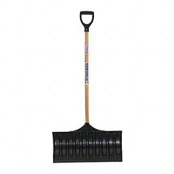 SEYMOUR MIDWEST Snow Pusher 24 x12 Poly 44 WH, 44VZ34