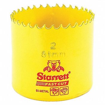 STARRETT Bi-Metal Fast Cut Hole Saw 2 51mm, 44WD88