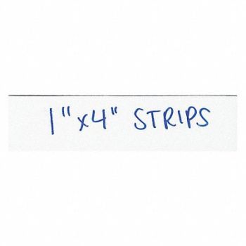 PARTNERS BRAND Warehouse LabelMagneticStrips 1 x4 PK25, 44YT14