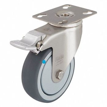GRAINGER APPROVED Standard Plate Caster Swivel 240 lb., 44YU40