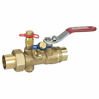 NUTECH Manual Balancing Valve 3/4 In Sweat, 44Z279