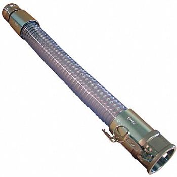 KURIYAMA Food Hose 2 ID x 10 ft L Clear, 44ZF65