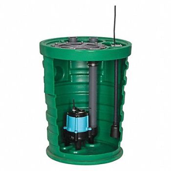 LITTLE GIANT 1/2 HP Sewage Ejector Max Head 25 ft, 44ZH80