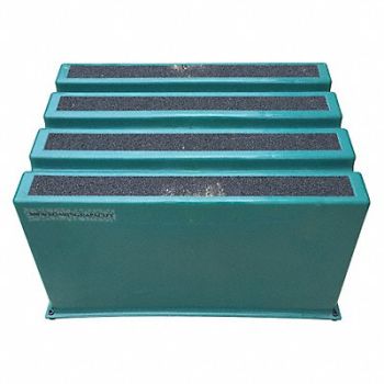 GRAINGER APPROVED J2239 Step Stand Number of Steps 1, 44ZJ58