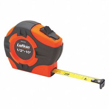 CRESCENT LUFKIN Tape Measure 10 ft 13mm Blade Width, 44ZJ73