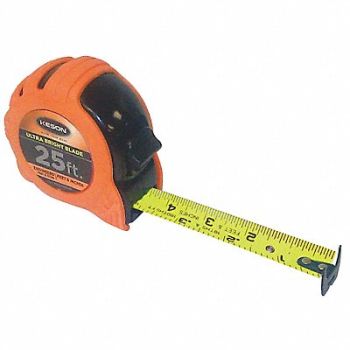 KESON Tape Measure 25 ft Orange Color, 44ZK06