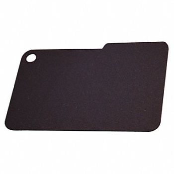 GRAINGER APPROVED PlstcSh AcryPVC 48 x48 0.1875 T Blk Opq, 44ZR05
