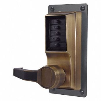KABA SIMPLEX Push Button Lockset 10000 Left Lever, 44ZY80