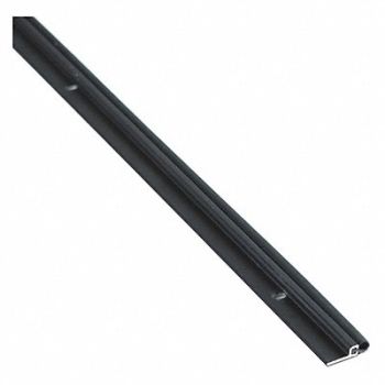 NATIONAL GUARD Weatherstrip 3/16in. Vinyl Black, 45AC17