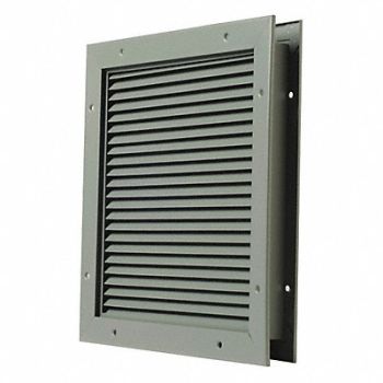 NATIONAL GUARD No Vision Door/Partition Louver Steel, 45AE42