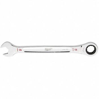 MILWAUKEE Combination Wrench SAE Head Size 1 1/8, 801AD8