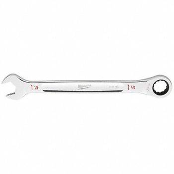 MILWAUKEE Combination Wrench SAE Head Size 1 1/4, 801AD9