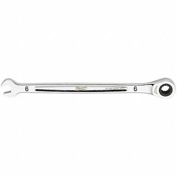 MILWAUKEE Combination Wrench Metric Head Size 6mm, 801AE0