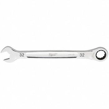 MILWAUKEE Combination Wrench Metric Head Size 32mm, 801AE6