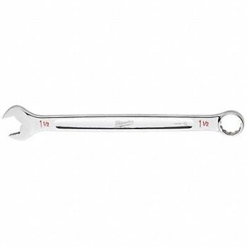 MILWAUKEE Combination Wrench SAE Head Size 1 1/2, 801AF2