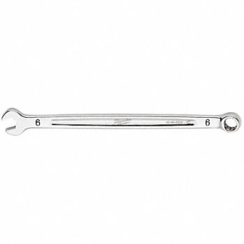 MILWAUKEE Combination Wrench Metric Head Size 6mm, 801AF3