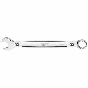 MILWAUKEE Combination Wrench Metric Head Size 32mm, 801AG3