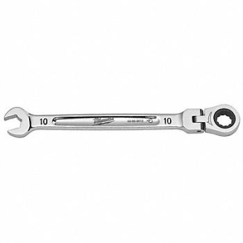 MILWAUKEE Combination Wrench Chrome 165 mm L, 798HJ9