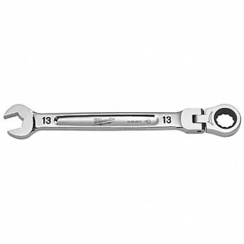 MILWAUKEE Combination Wrench Chrome 186 3/8 mm L, 798HK2