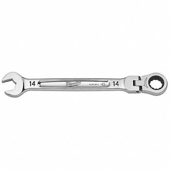 MILWAUKEE Combination Wrench Chrome 198 mm L, 798HK3