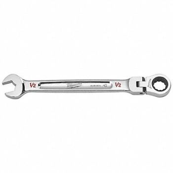 MILWAUKEE Combination Wrench Chrome 1 1/8 L, 798HL8