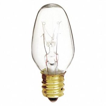 SATCO Incandescent Bulb C7 35 lm 7W, 451F90