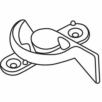 GRAINGER APPROVED Sash Lock Hung Window 2-1/2 L, 451H38
